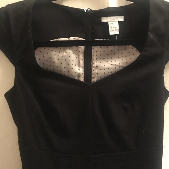 Pinup-Style Black Wiggle Dress - Picture 2 of 2